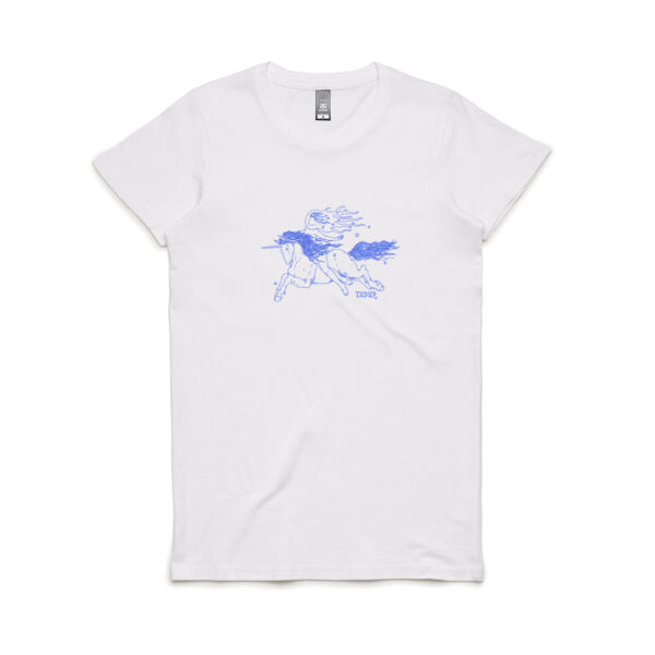 Femme Blue Unicorn Tee Thumbnail