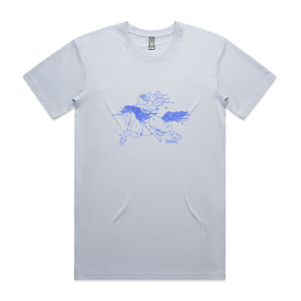 Masc Blue Unicorn Tee Thumbnail