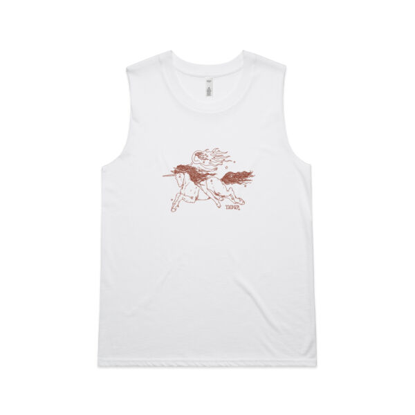 Femme Red Unicorn Tank Thumbnail
