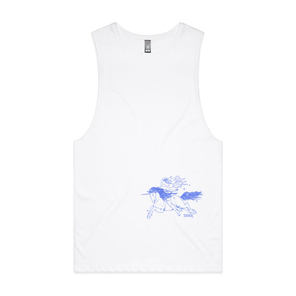 Masc Blue Unicorn Tank Thumbnail