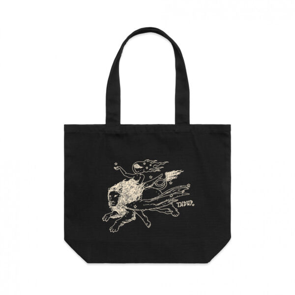 Cream Lion Tote Bag Thumbnail